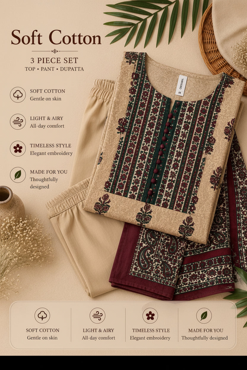 Anarkali cotton suit