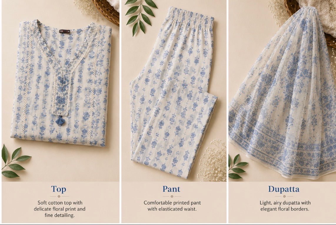 Light Blue soft cottons