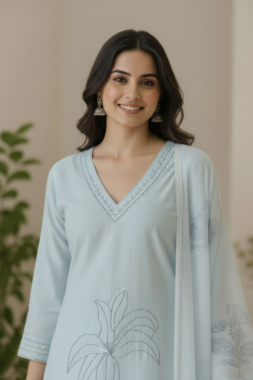 Blue Soft cotton