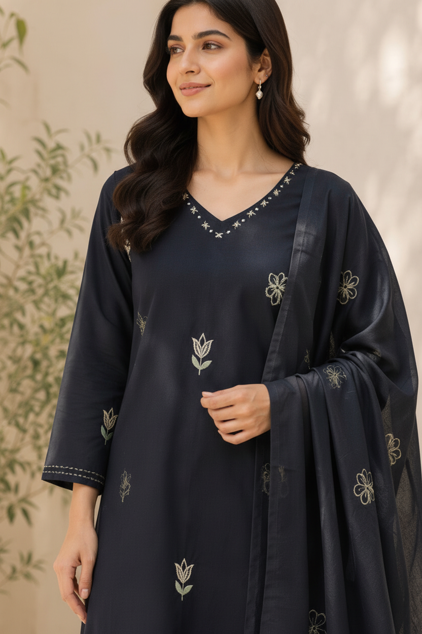Black soft cottons