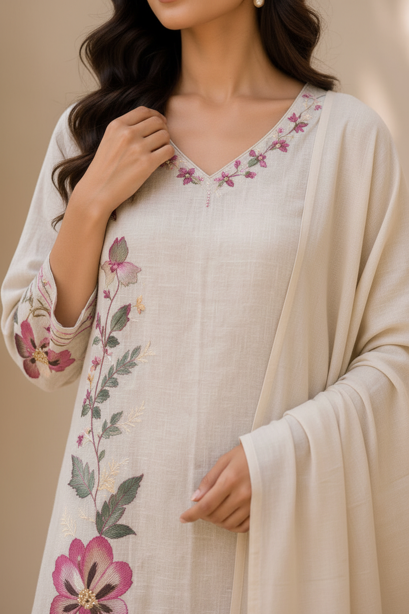 Bamboo linen suit