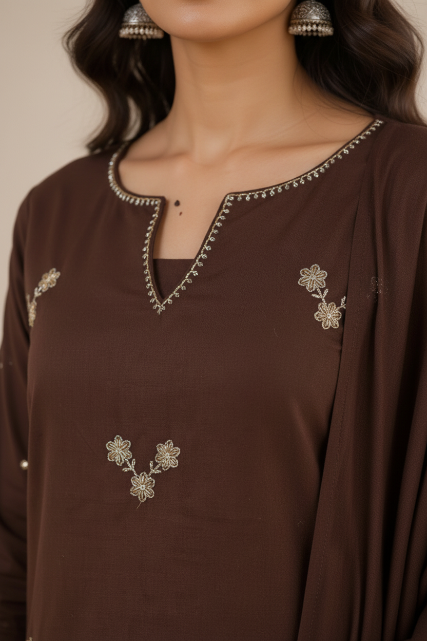 Brown soft cotton