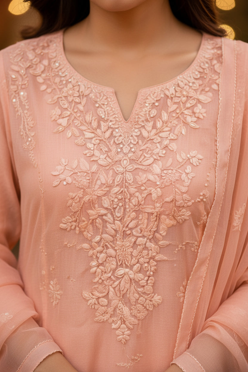 Lucknowi work suit