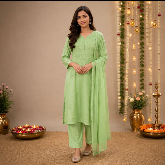 Viscose Organza suit