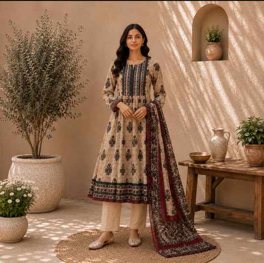 Anarkali cotton suit