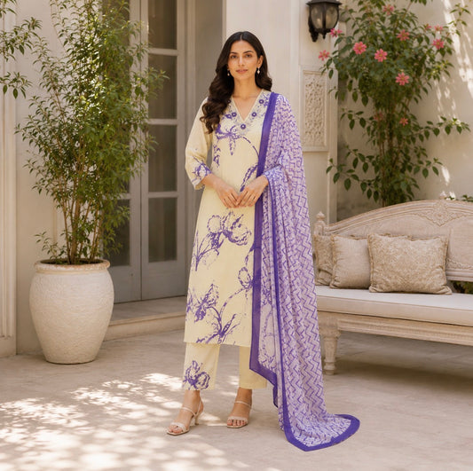 Purple Mul cottons