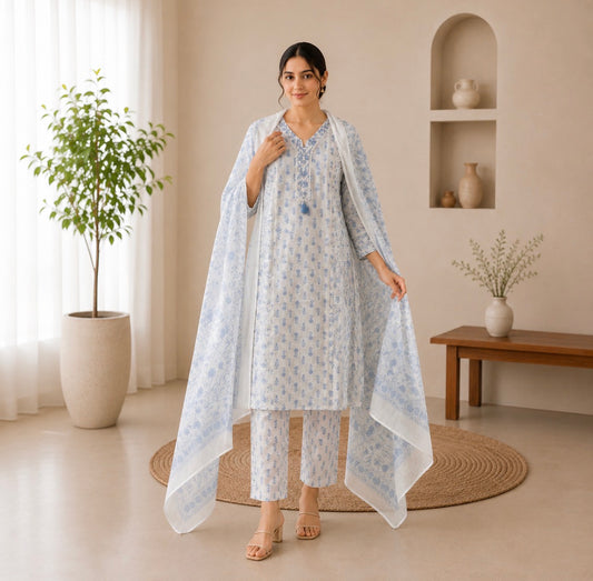 Light Blue soft cottons