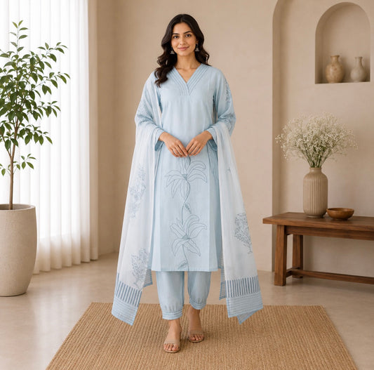 Blue Soft cotton